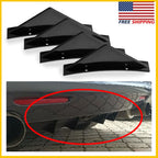Rear Bumper Diffuser Shark Fins for Subaru BRZ WRX Impreza