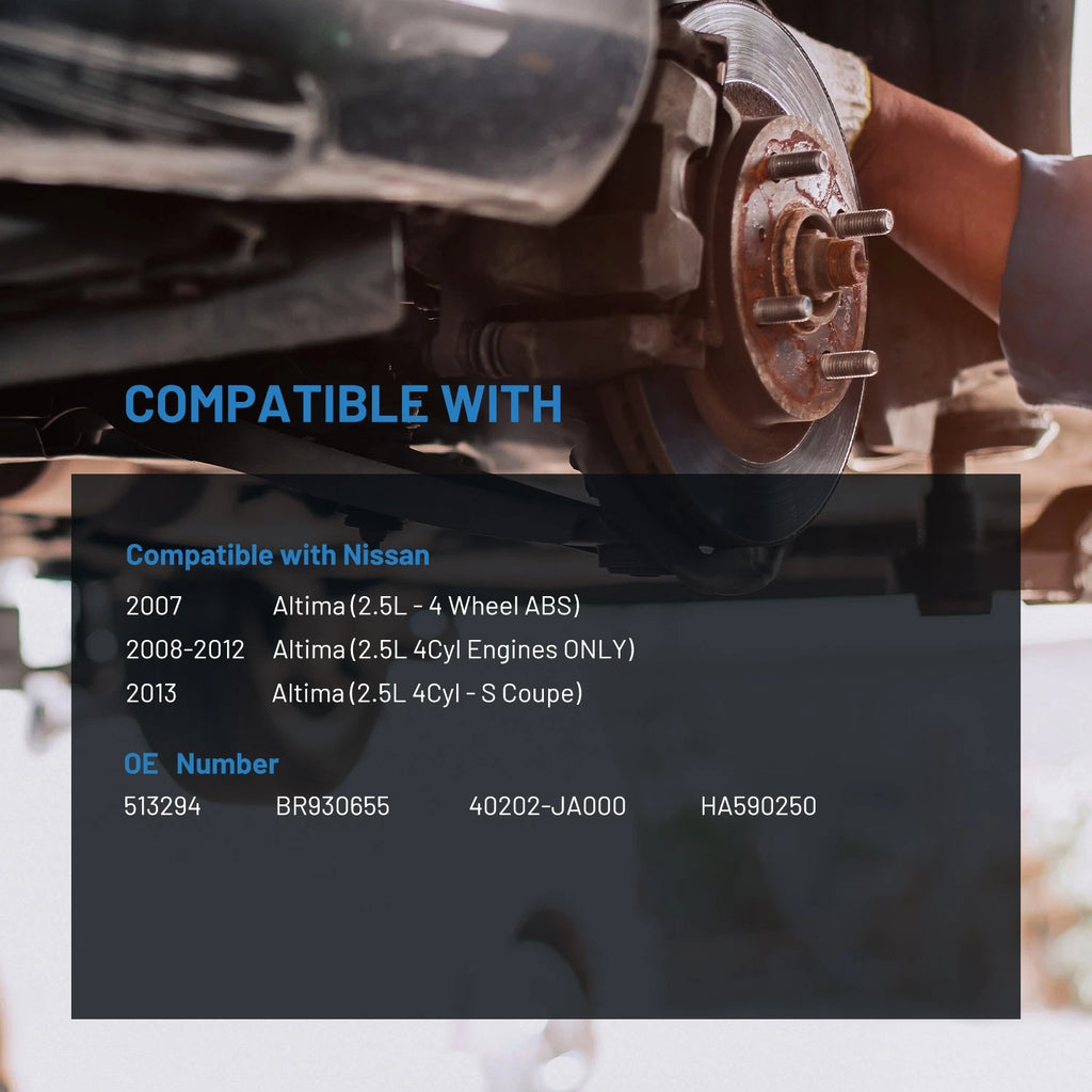 Front Wheel Bearing Hub Assembly for 2007-2012 Nissan Altima 2.5L