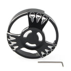 Black CNC Aluminum Derby Cover for Harley XL883 (2013-2023)