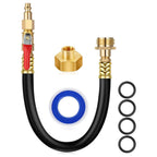 Camper Winterizing Kit for RV Trailer (Includes Shut Off Valve, Hose, Faucet)