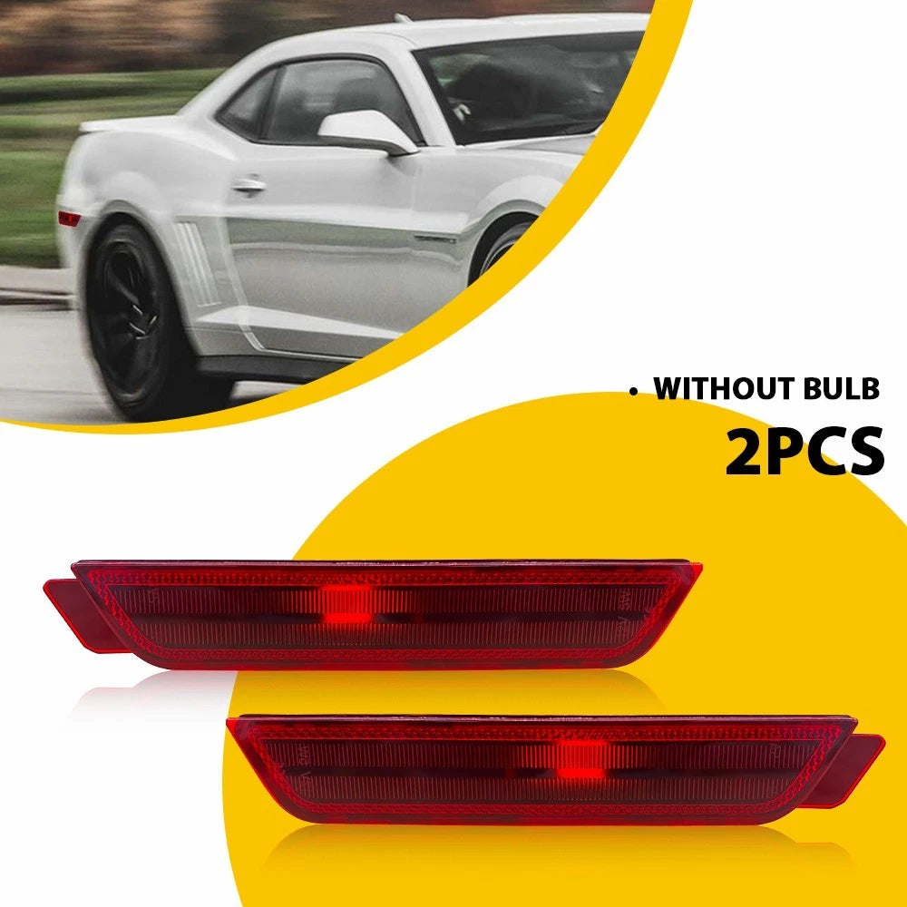 Set of 2 Rear Bumper Side Marker Lights for Chevy Camaro (2010–2015)
