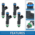 Set of 4 Fuel Injectors No. 12602480 for Chevrolet Malibu 2008–2010 2.4L