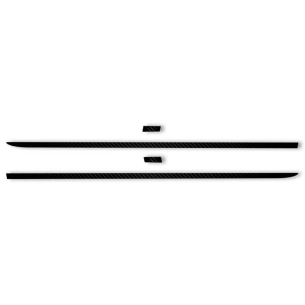 4pc Carbon Fiber 1" Accent Trim for 2009-2023 Dodge RAM Reg Cab
