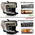 Full LED Headlight w/LED Signal for GMC Sierra 1500 (2019–2022)