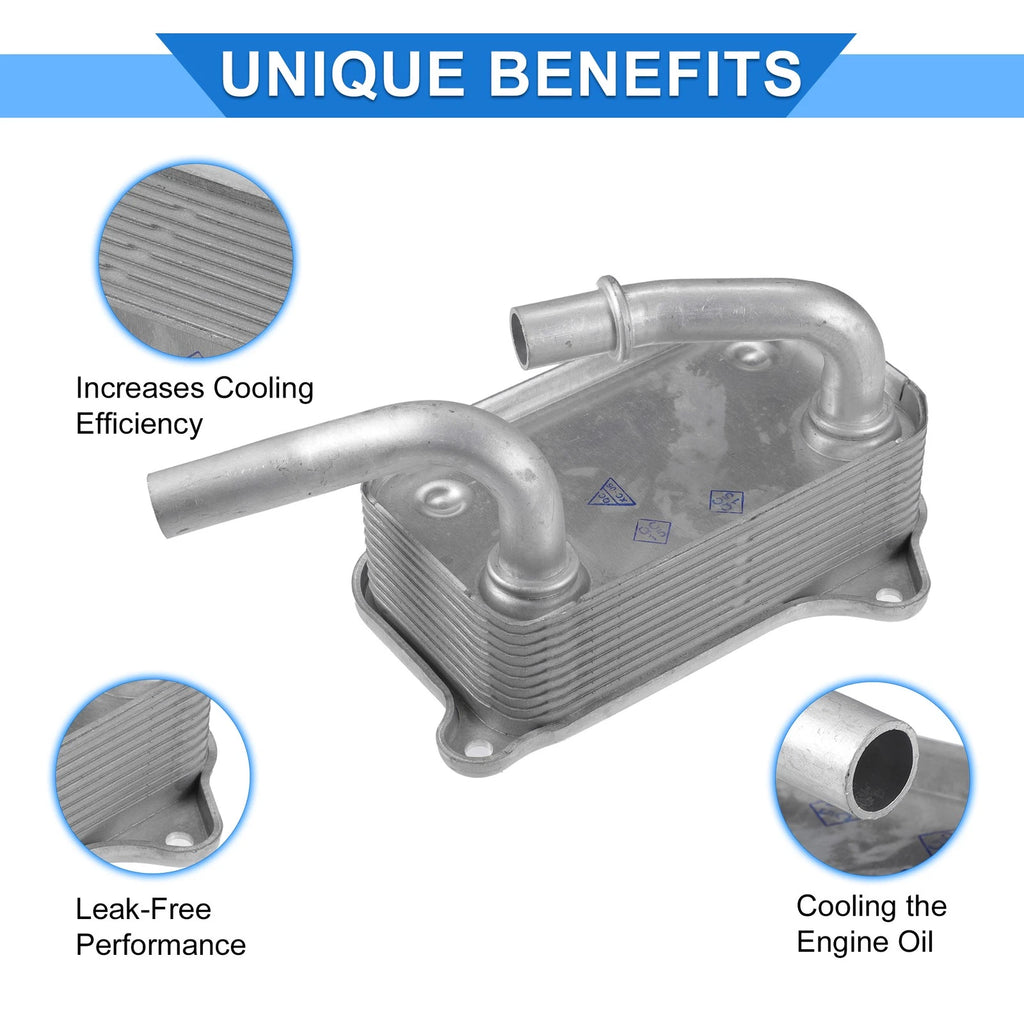 Engine Oil Cooler with Seals for Mercedes-Benz C240 (2001–2005) No.1121880401