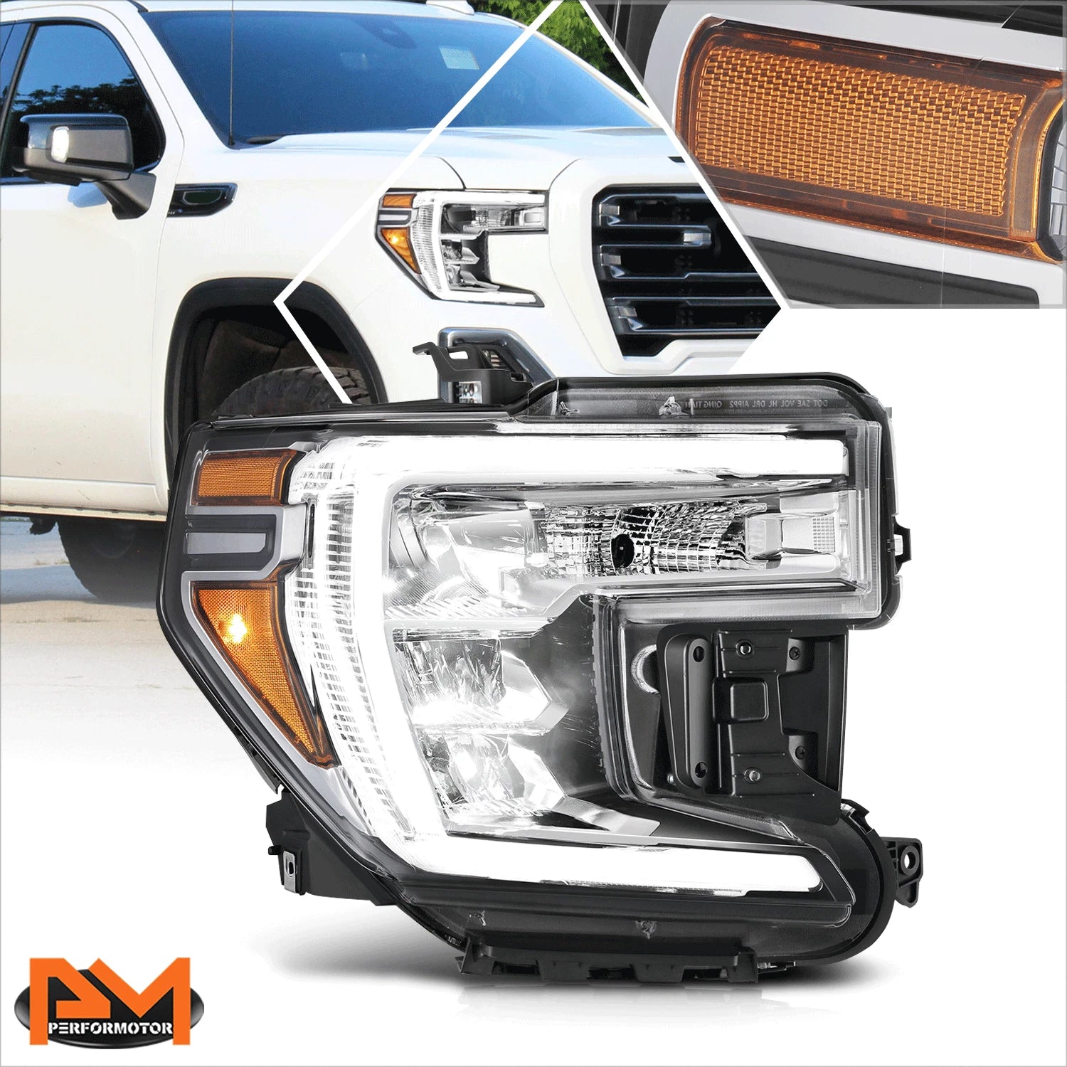 3D LED Tail Brake Light for Ford Mustang LX (1987–1993) Red Lens