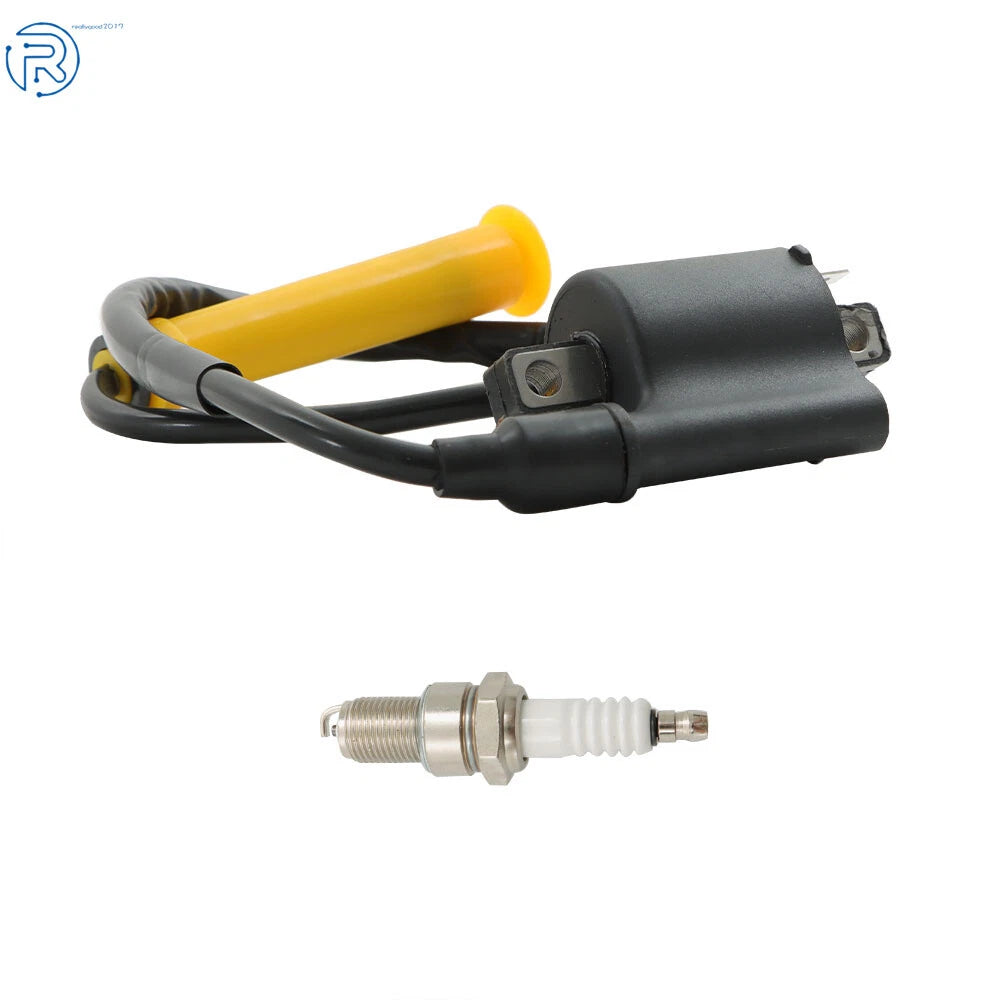 Ignition Coil and Spark Plug for Honda Rancher 420 TRX420 (2007-2013)