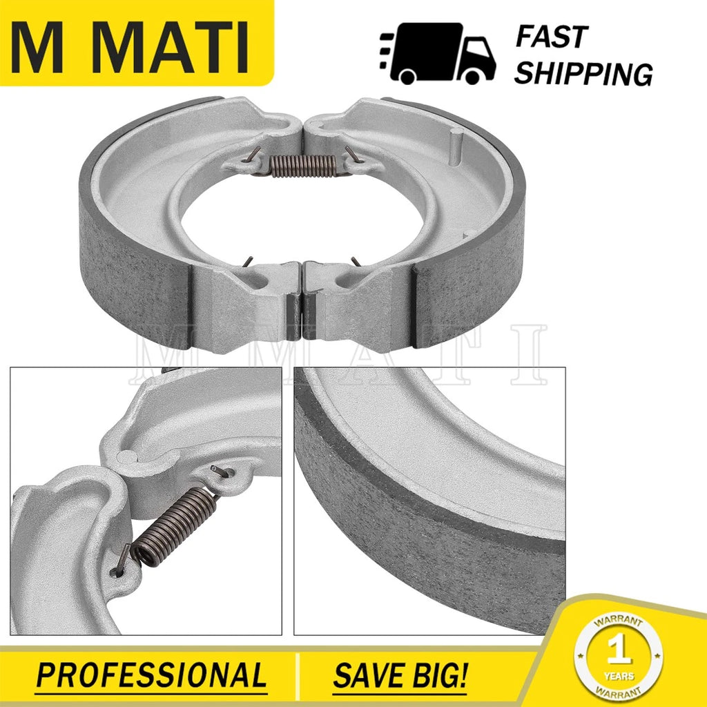 Rear Brake Shoes w/Spring for Honda ATC250SX, ATC250ES (1985–1987)