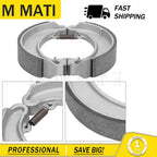 Rear Brake Shoes w/Spring for Honda ATC250SX, ATC250ES (1985–1987)