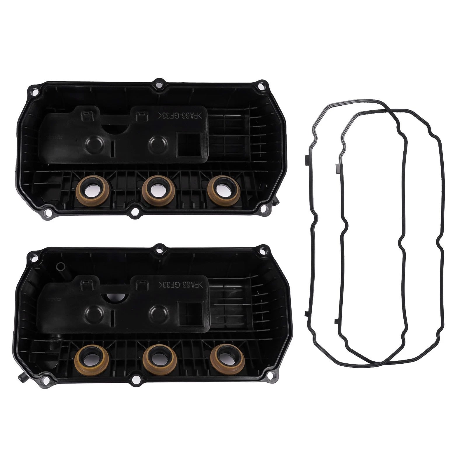Set of 2 Engine Valve Covers w/ Gasket for Mitsubishi Outlander (2007–2009)