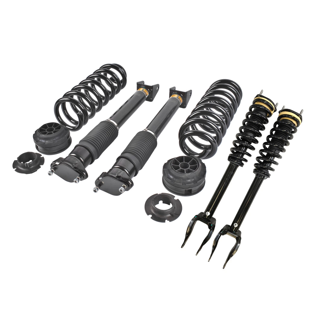 2X Front & Rear Air to Coil Spring Conversion Kit for Benz W166 X166 (2012–2015)