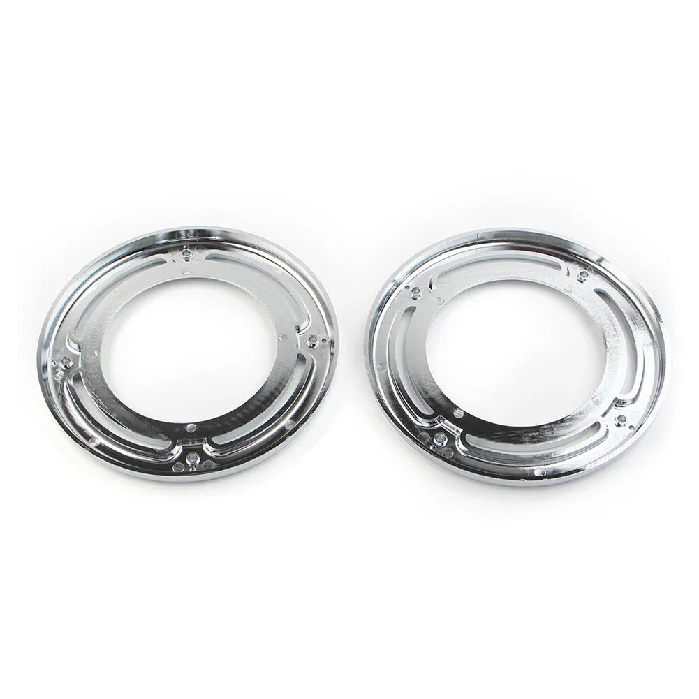 Chrome Rear Speaker Accent Cover Trim for Harley Road Street Tri Glide (2009-2023)