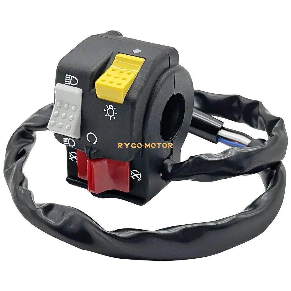 Left Handlebar Light Kill Start Switch for Honda ATC200X ATC250R (1983–1986)