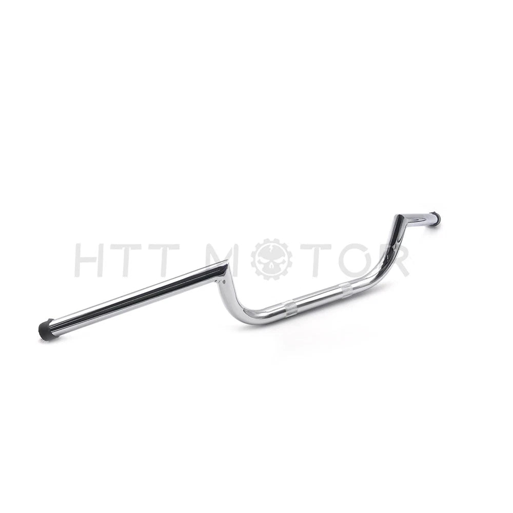 7/8" Chrome Motorcycle Drag Bar Handlebar for Harley Honda Suzuki Yamaha