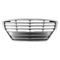 Replacement Silver Chrome/Painted ABS Plastic Front Grille-See Compatible Chart