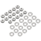 Wheel Lug Nuts & Washers Kit for Yamaha Blaster Wolverine Bruin (200–450)