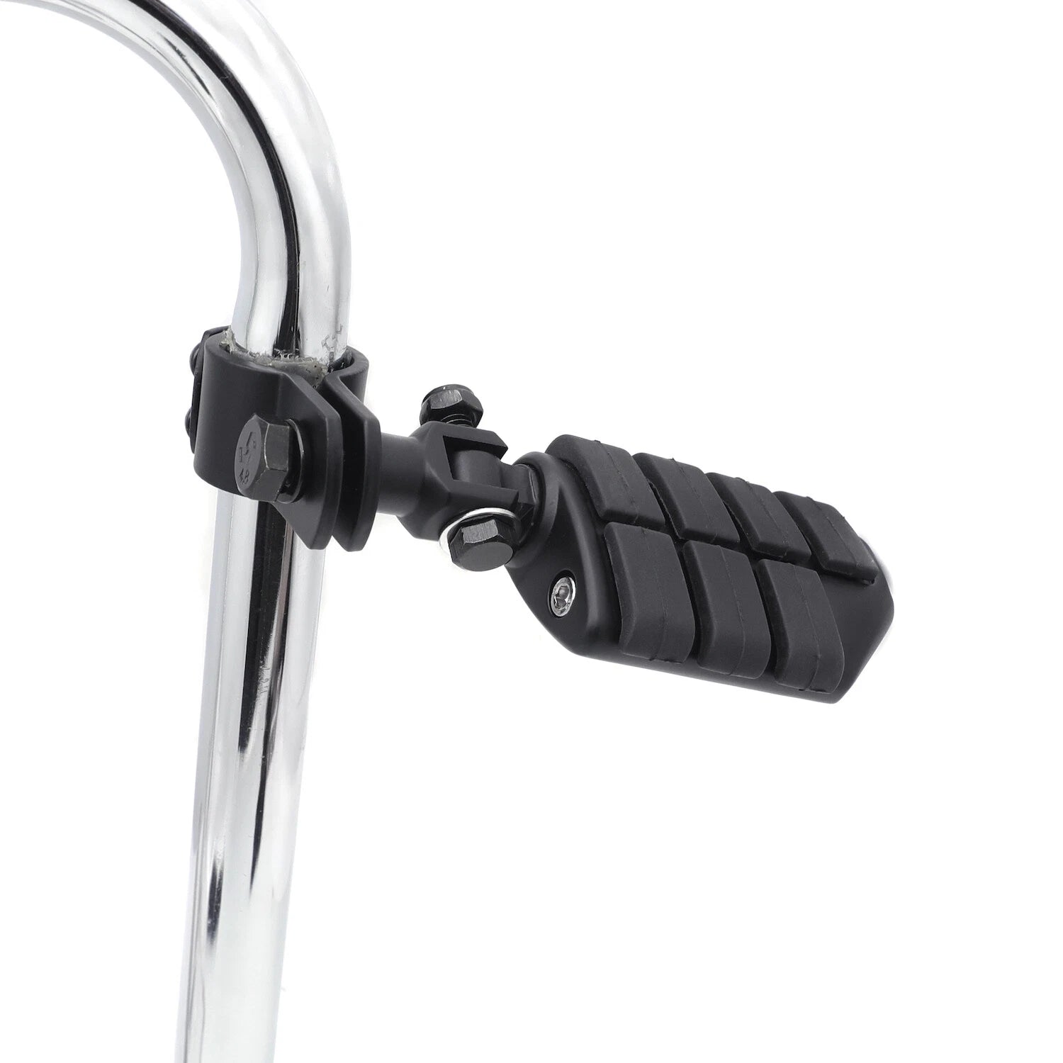 Black Dually Foot Pegs Rest w/ 1" 1 1/4" Clamps for Honda Magna 750 VF750 VF1100 (1982–2003)