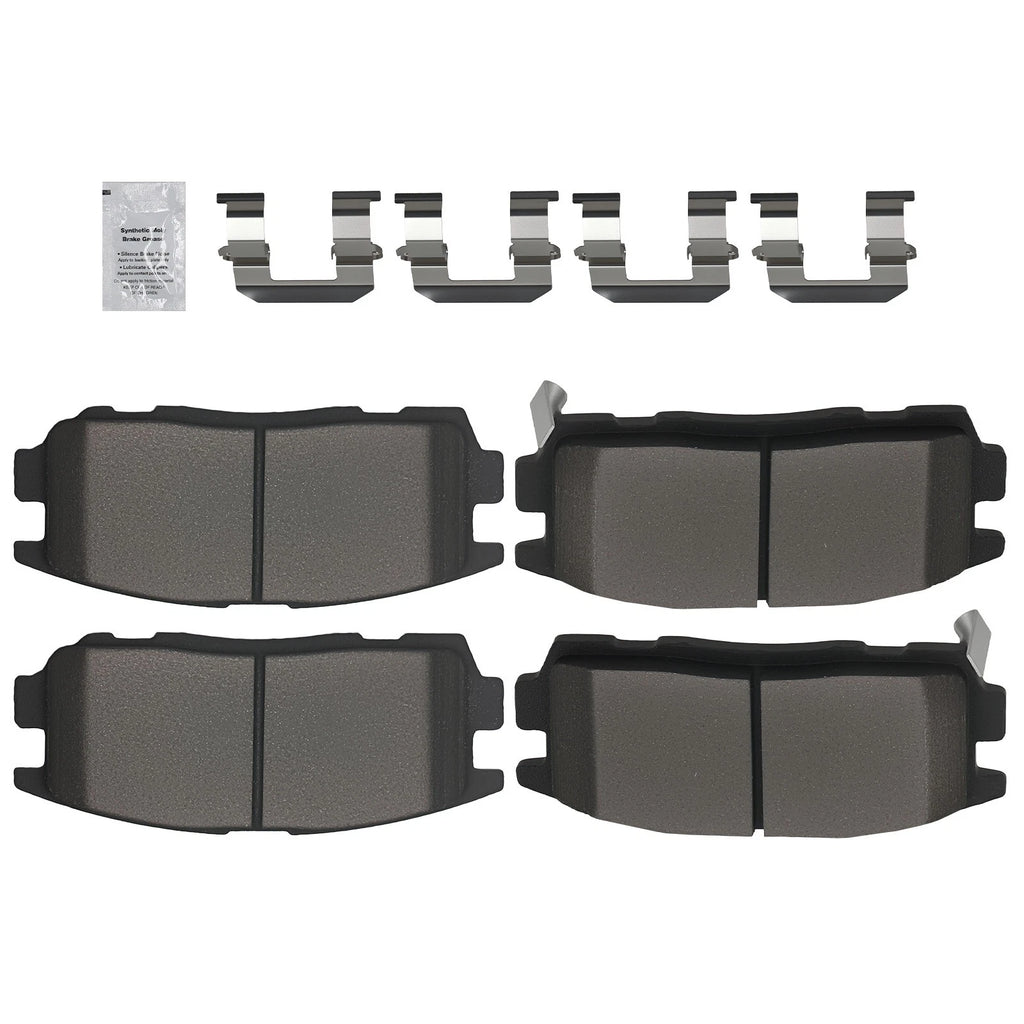 Rear Ceramic Brake Pads Kit for Pontiac Torrent (2007–2009) / GMC Terrain (2010–2017)