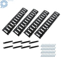 Set of 12 E Track Tie Down Rails for Trailers (2')