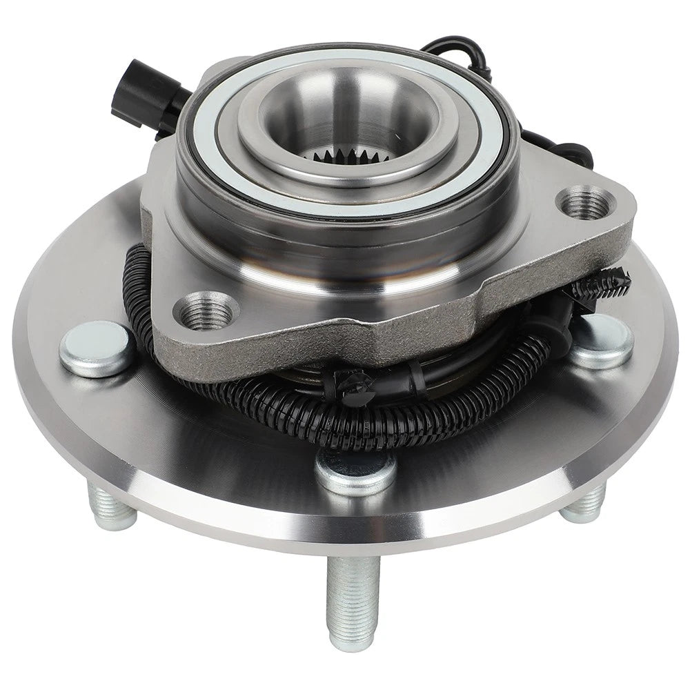 2 Front CV Axle Shaft + Wheel Hub Bearing for Ram 1500 (2012–2018) 4WD