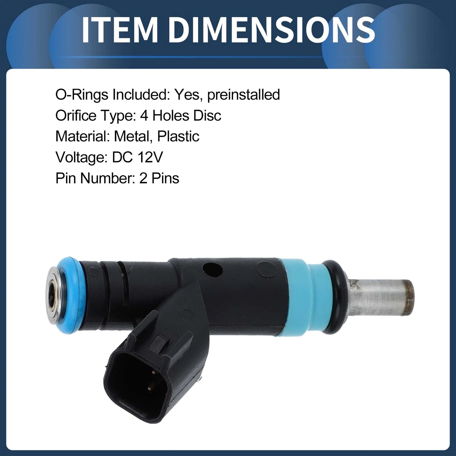Fuel Injector No. 5038337AB for Dodge Charger Scat Pack (2015–2023)