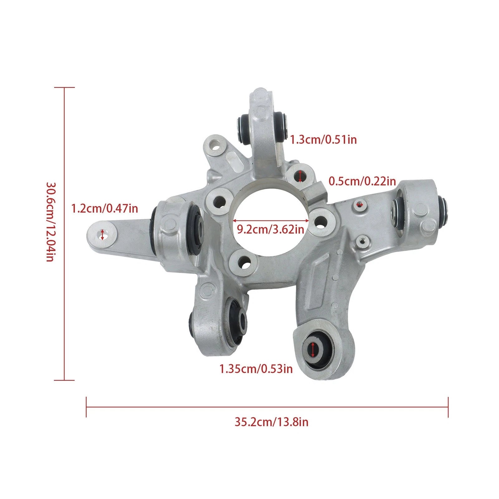 Rear Driver Steering Knuckle for Ford Explorer (2011–2019) BB5Z-5B759-B BB5Z-5B759-A