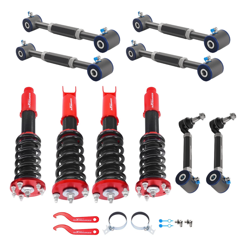 Coilovers & Adjustable Rear Camber Arm & Rear Toe Arm for Honda Accord (2008–2012)