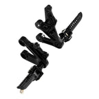 Front Rider Driver Footpegs Footrests Brackets for Suzuki GSXR1000 (2003–2004)