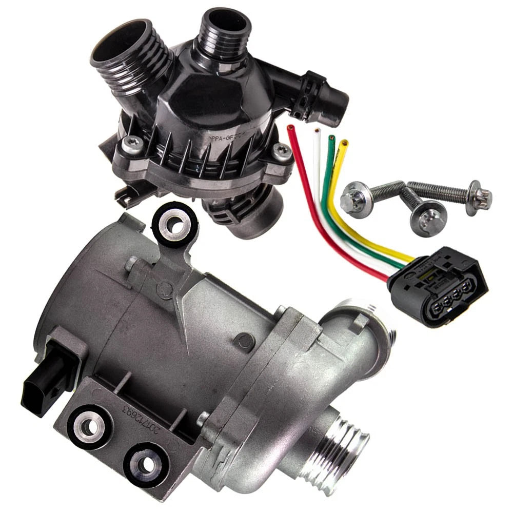 Water Pump & Thermostat Kit 11517586925 for BMW 128i 325i 328i 528i 530i X3 (2008–2013)
