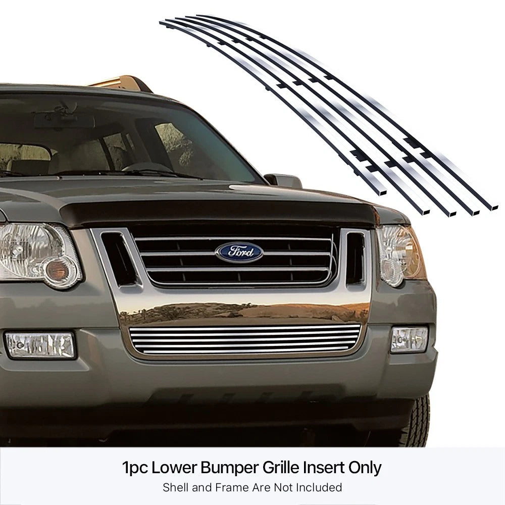 Chrome Billet Grille Insert for Ford Explorer Sport Trac (2007-2010)
