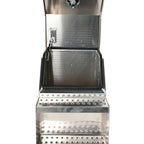 Aluminum Tool Box with Saddle Step for Semi Truck (28"x25"x24")