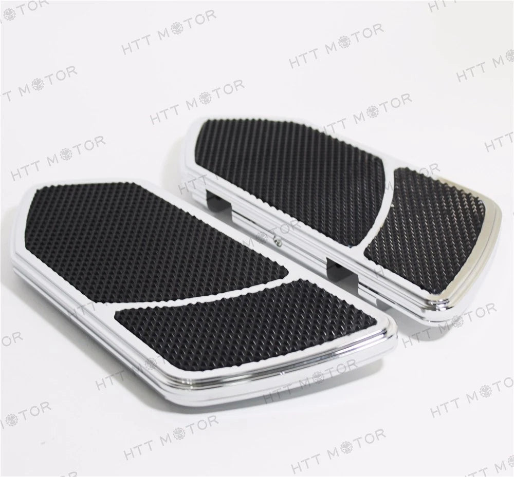 Chrome Billet Rear Passenger Foot Board for Harley Touring Road King (2014–2023)