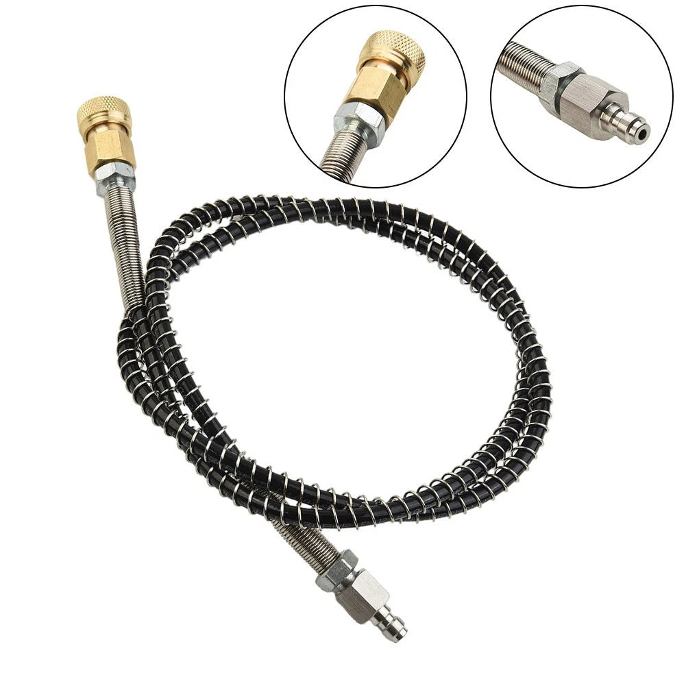 36in Hose Line Quick Release 1/8 NPT Adapter for Air Tank (Paintball)