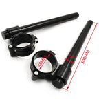 CNC Clip On Handle Bars 48mm for Kawasaki EX250/Ninja 250R (2008–2012)