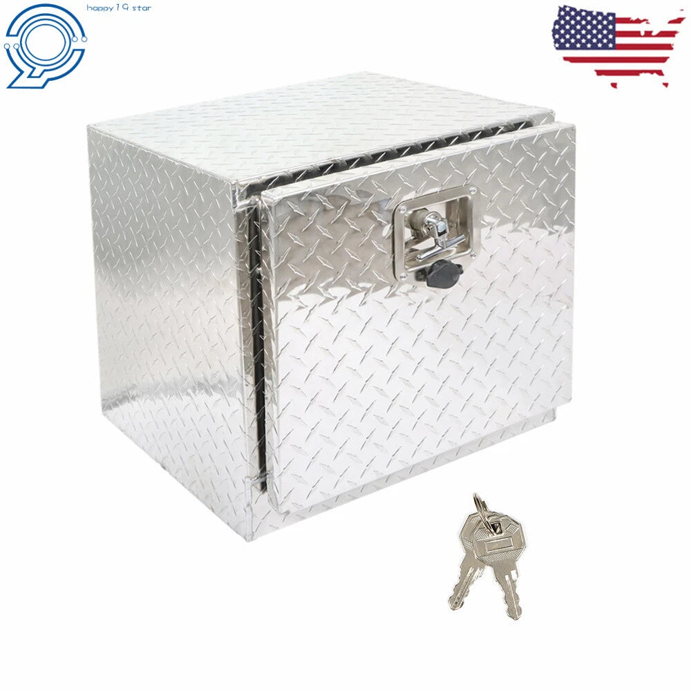 Aluminum Tool Box for Truck Pickup Trailer Storage (18"x17"x18")