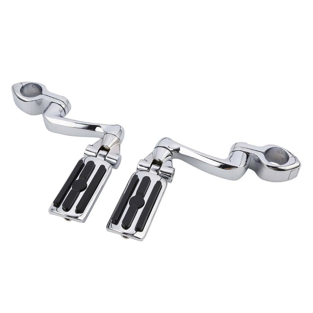 32mm Adjustable Footpeg Pegs Mount Kit for Highway Bars (1 1/4")