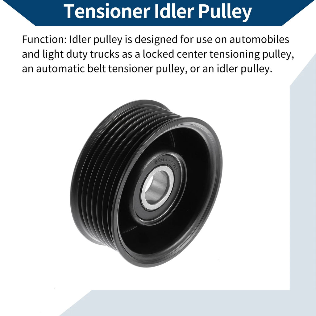 Drive Belt Idler Pulley for Honda Civic (2002–2011) No. 31190RRAA00