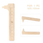 100mm Solid Brass Caliper Sliding Vernier Ruler Gauge Tool for Bead Measuring