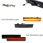 Set of 4 Smoked LED Side Marker Lights for Toyota Supra MK3 (1986–1992)