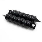 Black Bubble FootPeg Set for Harley Road King Sportster 883 1200
