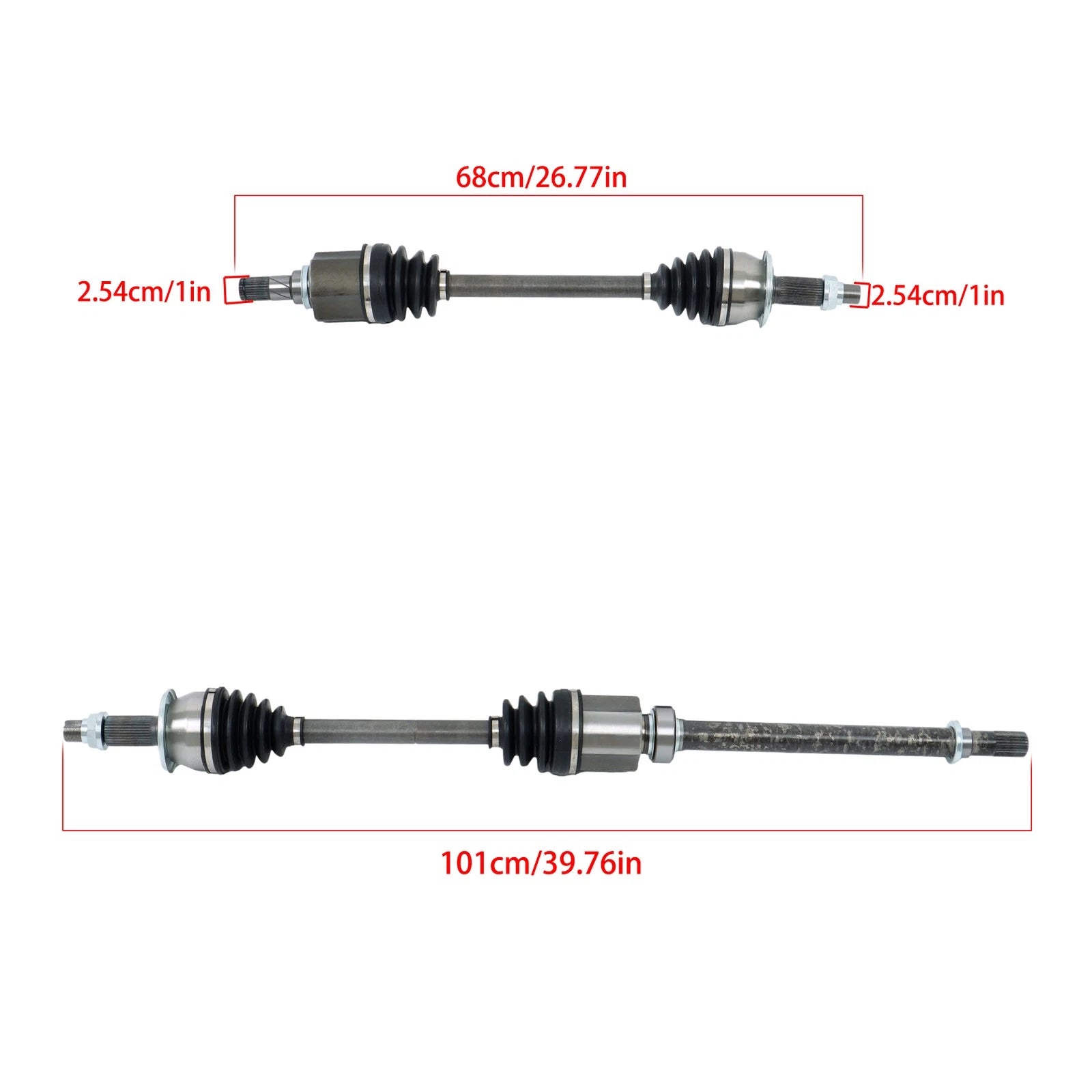 2X Front Left & Right CV Axle Assembly for Nissan Altima (2019-2023)