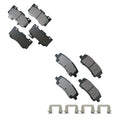 Set of 4 Akebono ProACT Ceramic Disc Brake Pads for Ford Mustang (2015–2021)