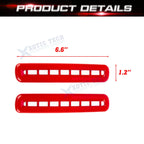 Glossy Red Door AC Outlet Ventilation Grille Cover for Challenger (2015-2023)