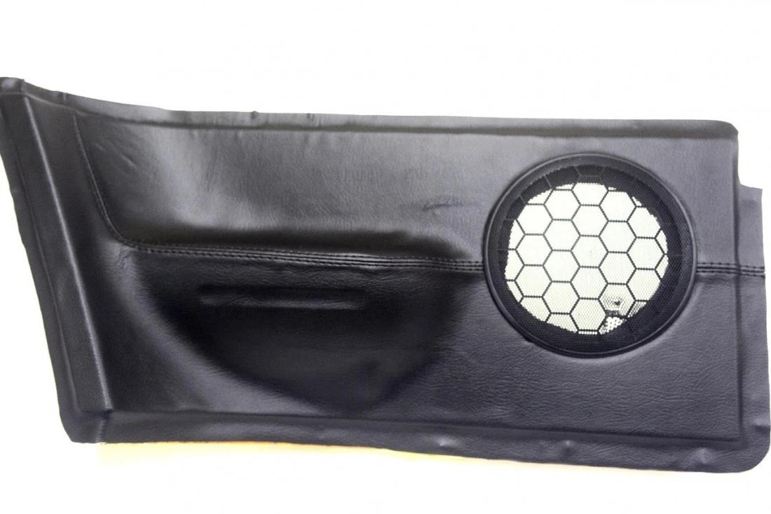 Rear Insert Door Panel for Volkswagen Beetle (1998–2010) Black Leather Synthetic