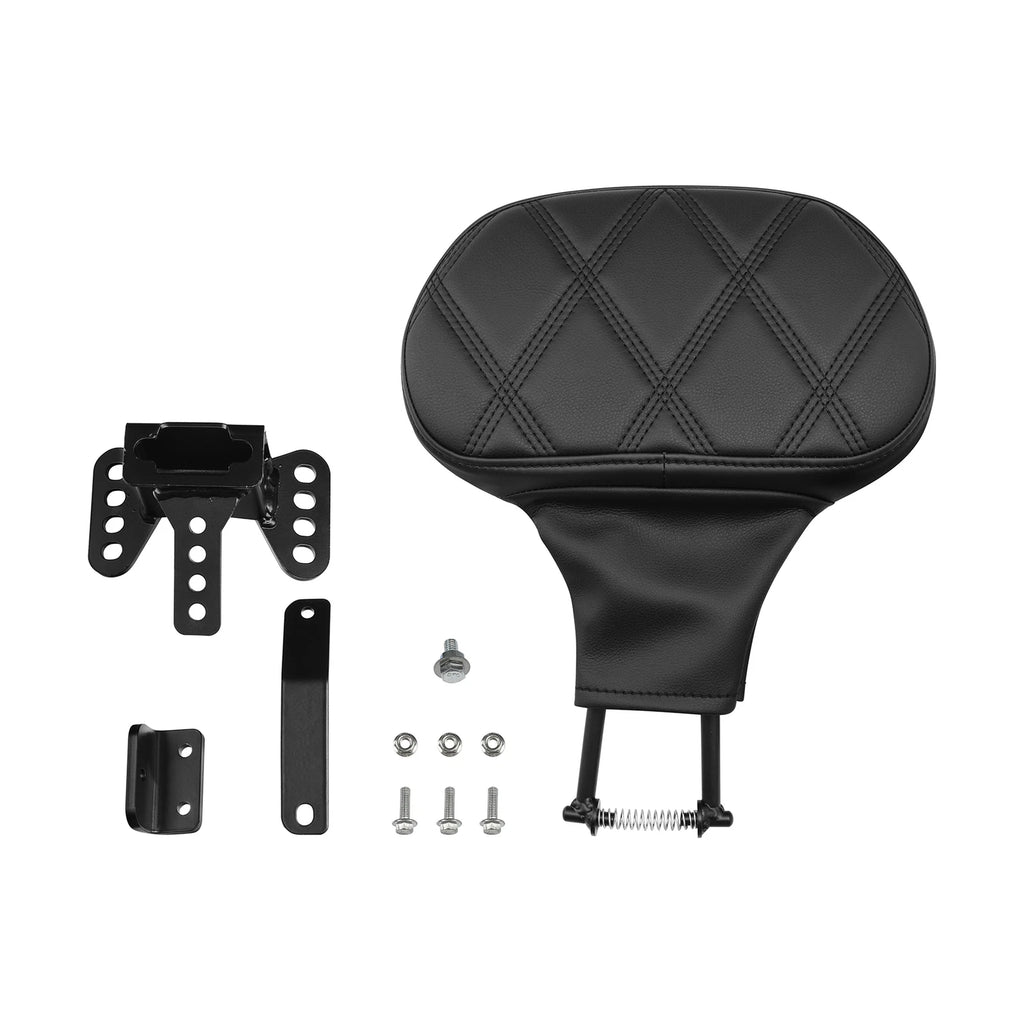 Driver Backrest Pad Bracket Mounts for Harley Touring Road King (2009–2023)