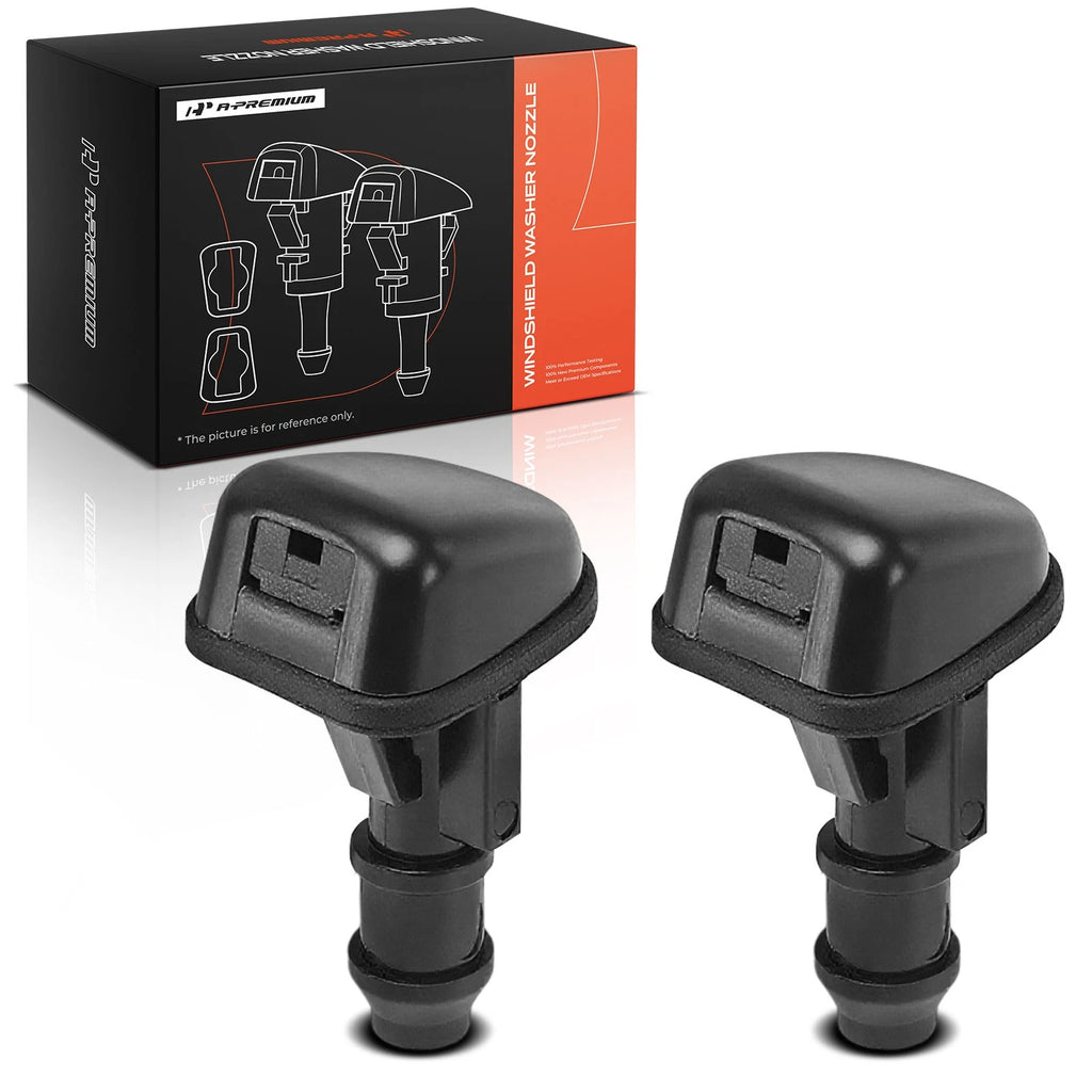 2X Front Windshield Washer Nozzle Jet with Gasket for Ford Escape (2001–2007)