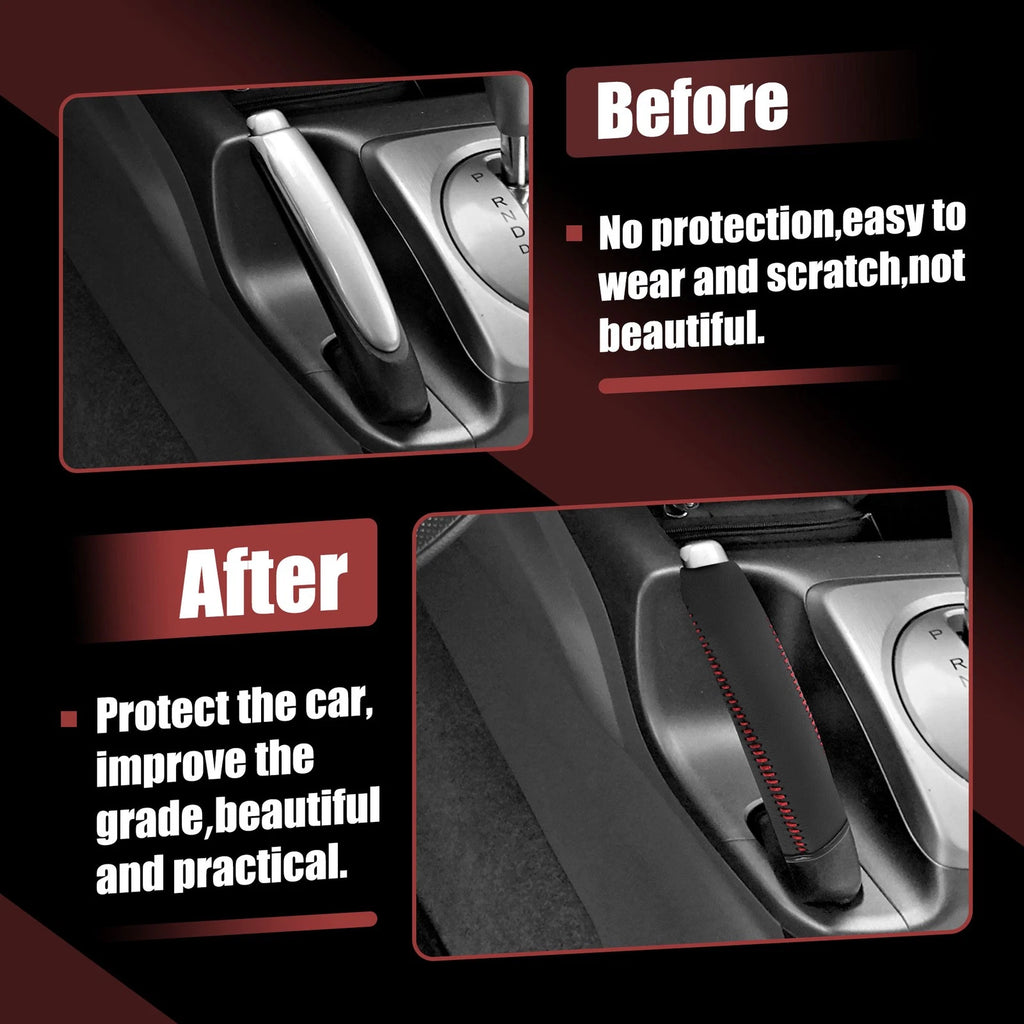 Faux Leather Handbrake Cover for Subaru Impreza Outback Legacy (2008–2017)