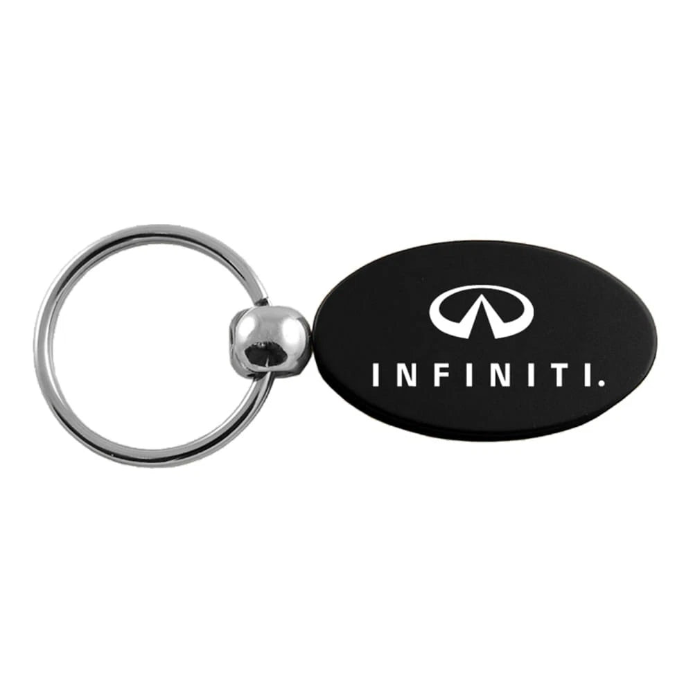 Black Oval Keychain KC1340.INF.BLK - Officially Licensed for Infiniti