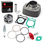 Cylinder Piston Top End Kit & Intake Exhaust Valve for Yamaha Raptor 350 (2004–2013)