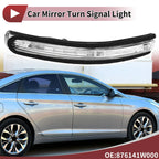 Mirror Turn Signal Light for KIA Rio Pride (2012–2016) No. 876141W000 Left Black Clear